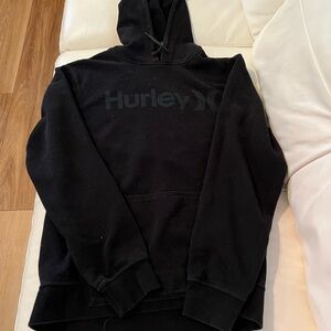 Hurley black hoodie size L